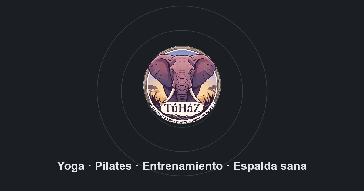 TúHaz — web con horario y reservas online para estudio de yoga y pilates en Zaragoza, creada por Cristia Gimenez